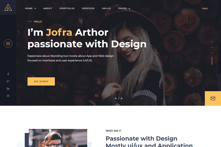 Arthor - Creative Portfolio Showcase HTML Template