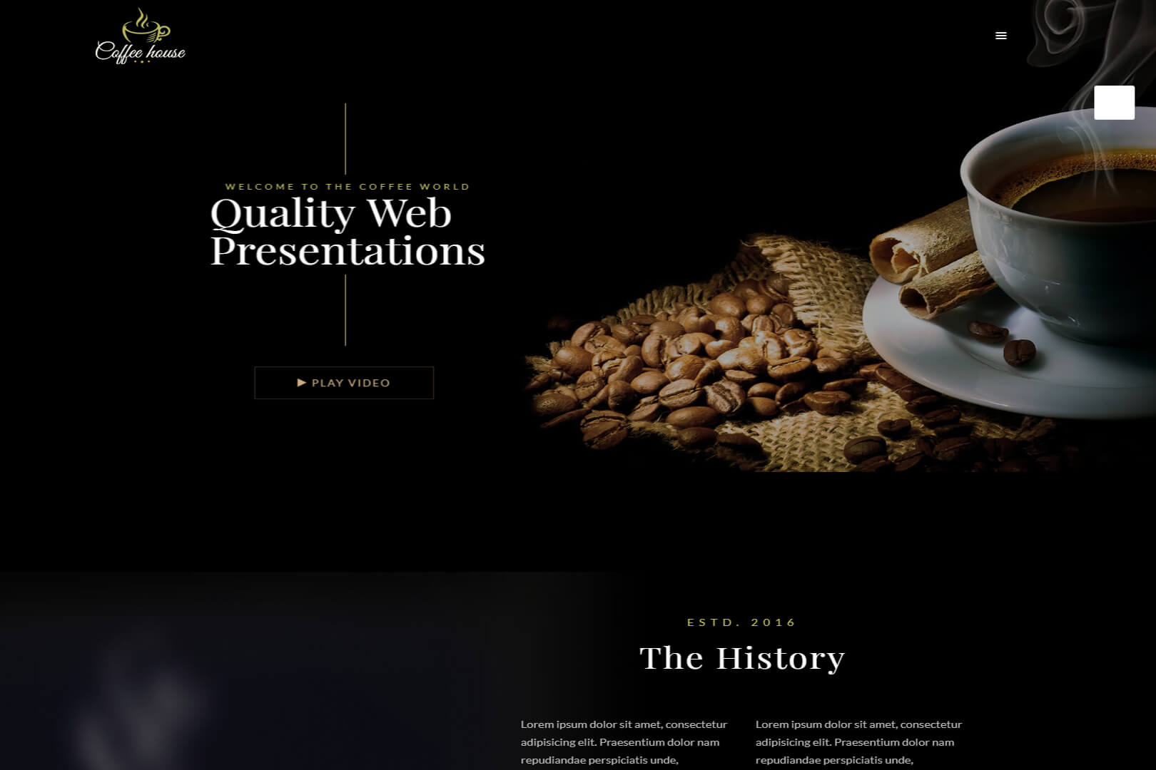 Coffee House Bootstrap Responsive Web Template