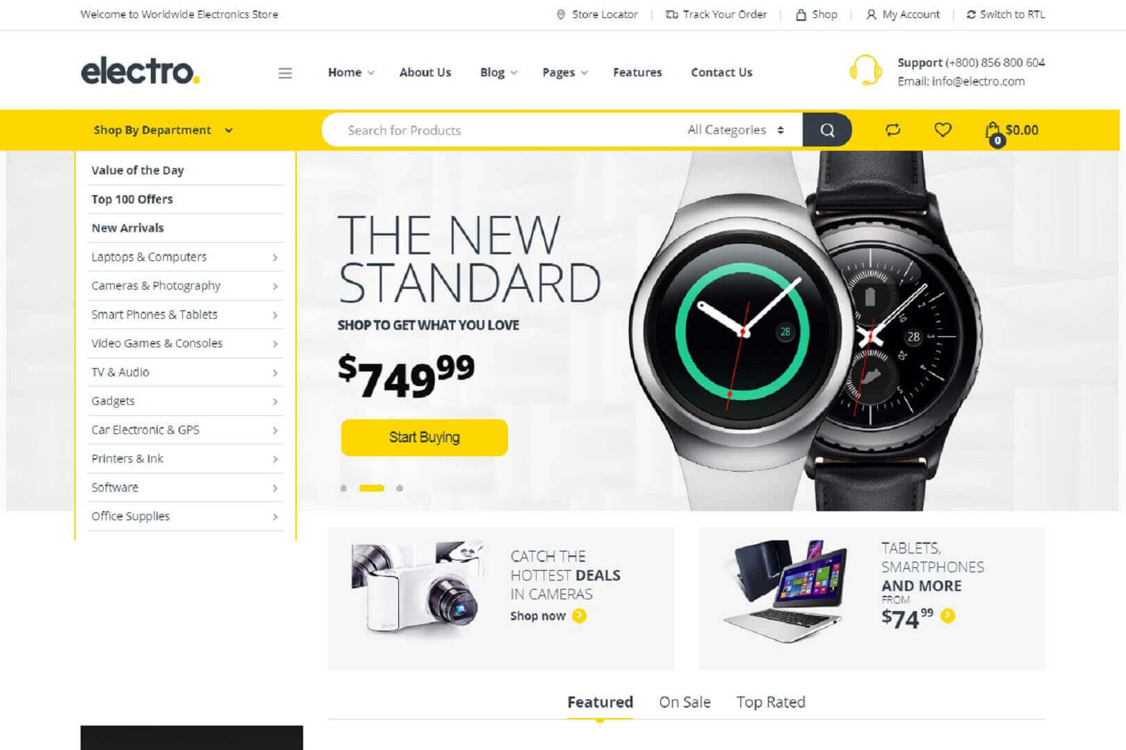 Electro Electronics Store WooCommerce Theme