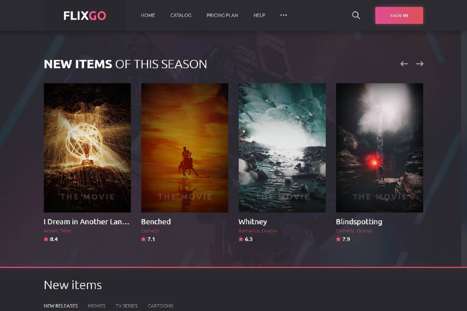 FlixGo Online Movies TV Shows Cinema HTML Template