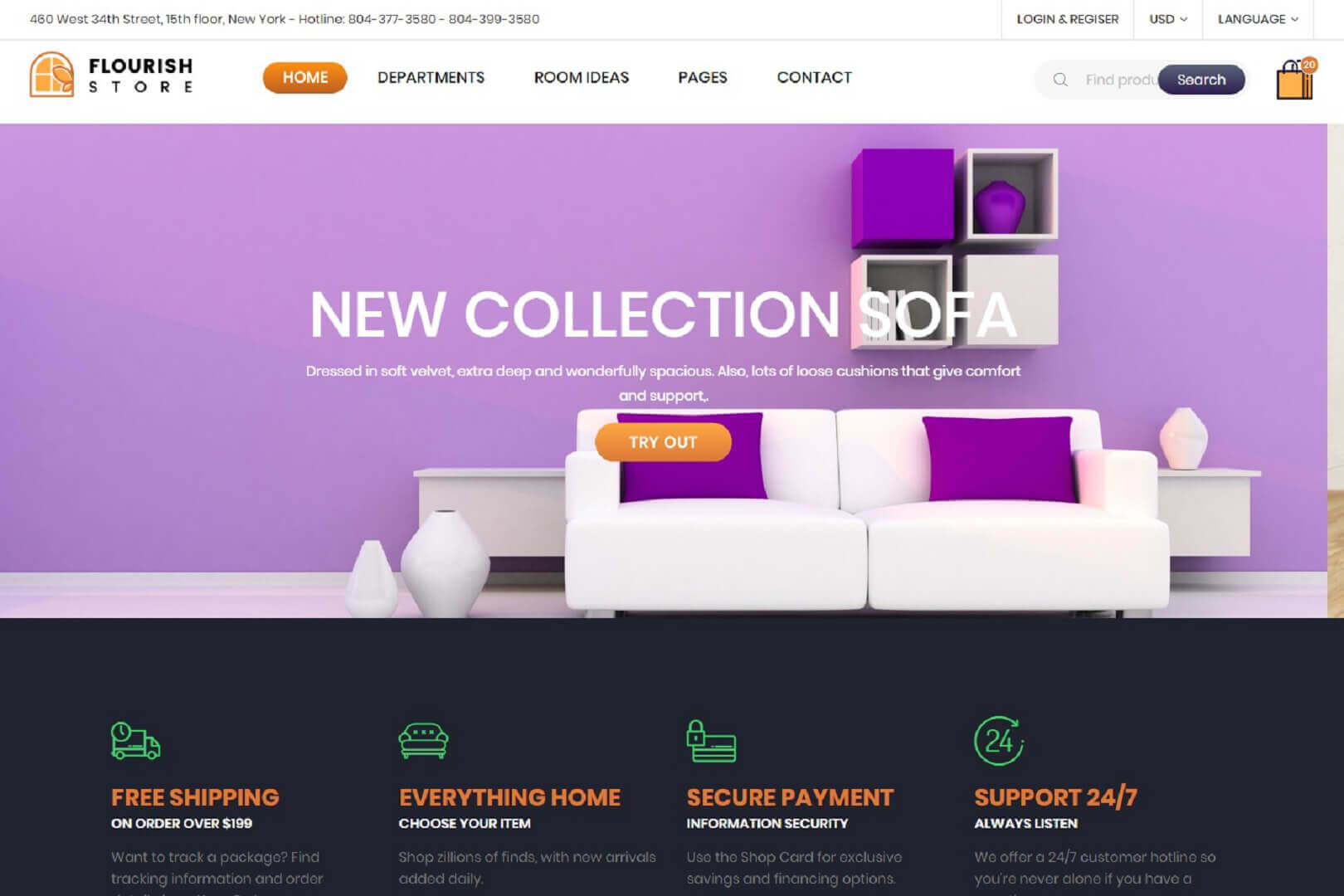 Flourish eCommerce HTML5 Template