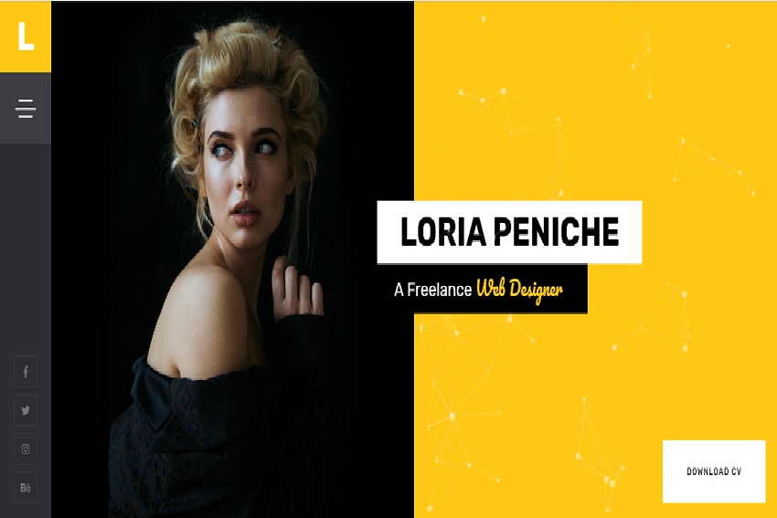 Loria – Bootstrap 4 Personal Portfolio Theme Free Download