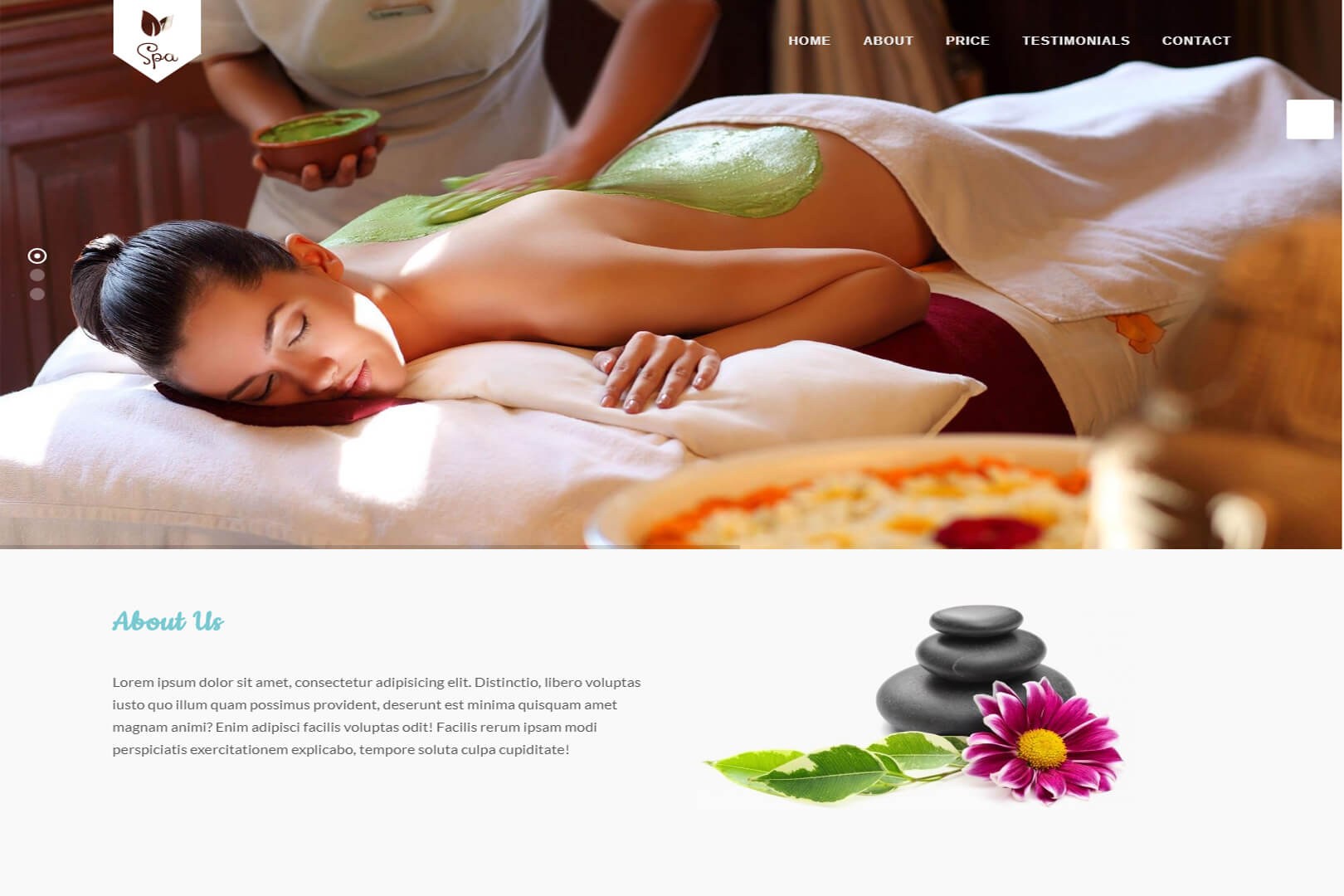 Spa and Beauty Flat Bootstrap Responsive Web Template