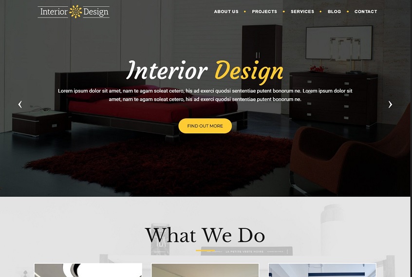 Studio Ux | Interior Design Multipurpose HTML5  Website Template