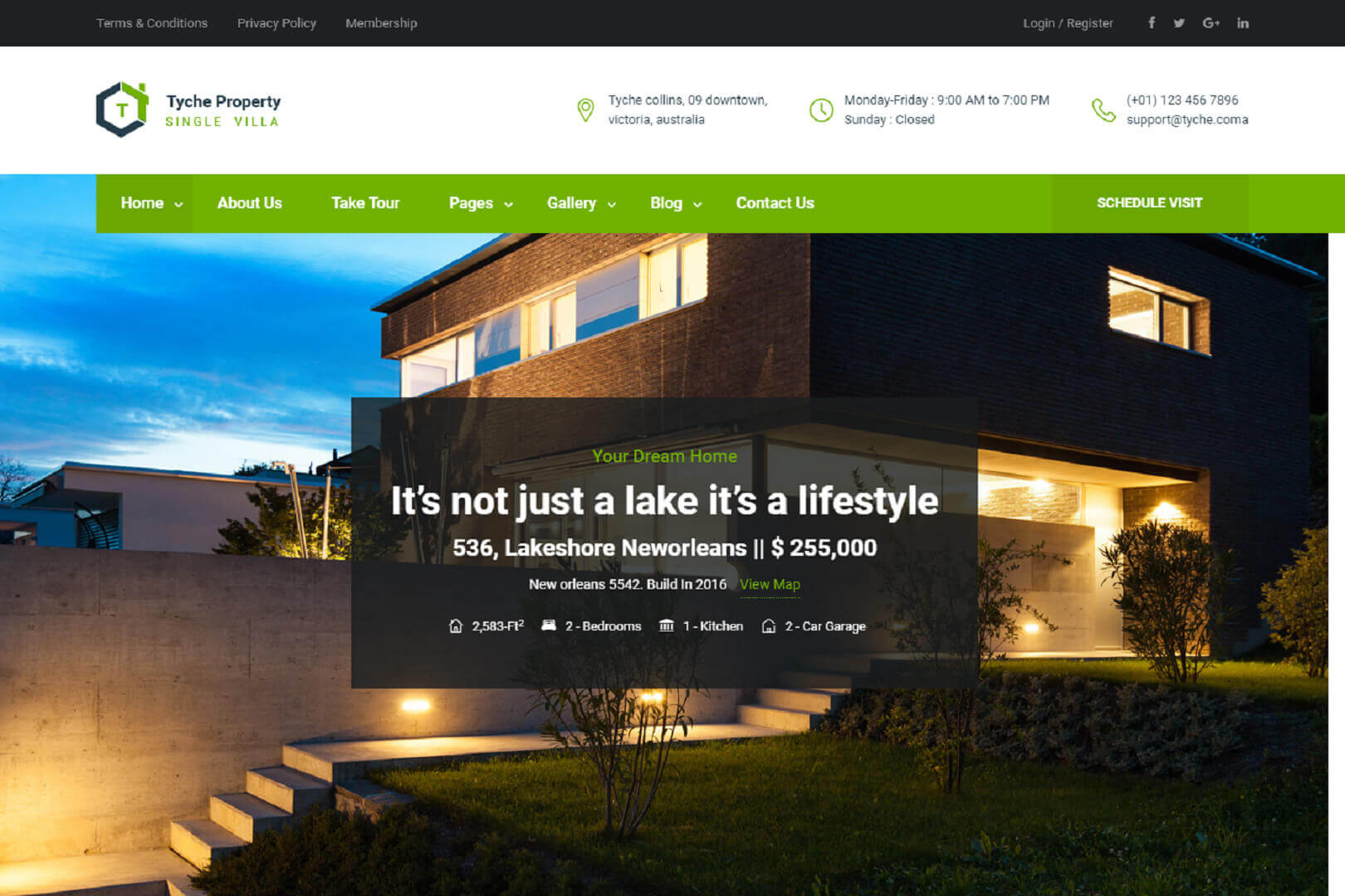 Tyche Properties Real Estate HTML Template