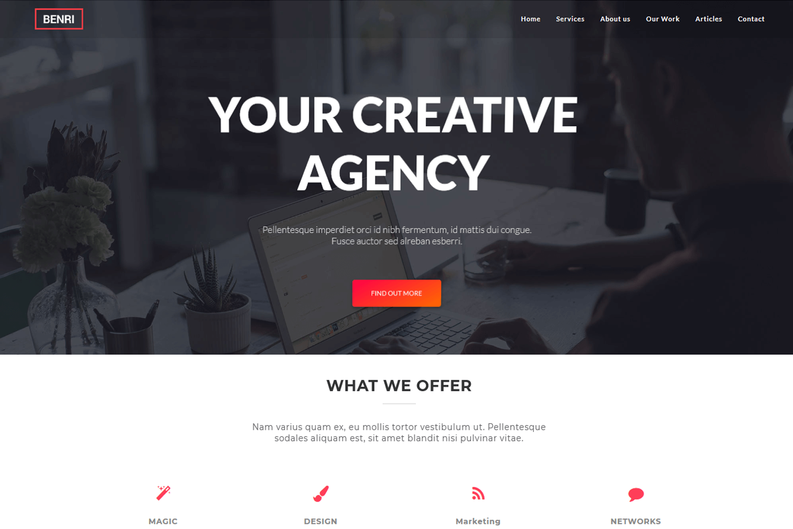 Ultimate Multi-Purpose Responsive WordPress Website Template