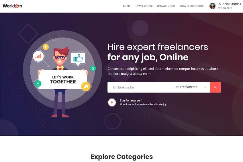 Worktern - Marketplace For The Freelancers